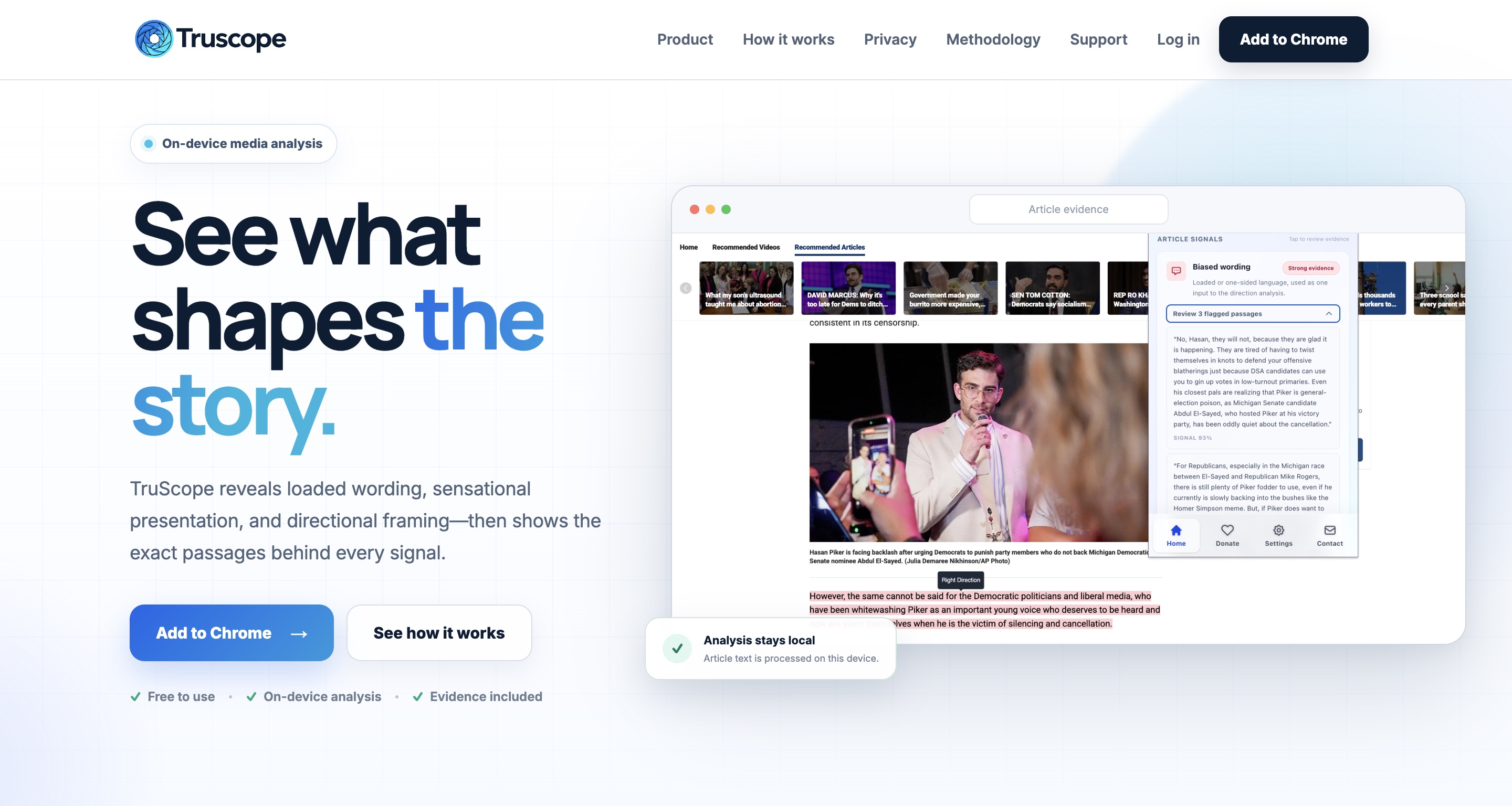 TruScope screenshot